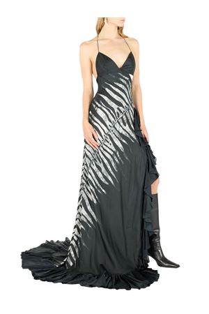 Vestito Zebra in twill di seta ROBERTO CAVALLI | UKT107RYN48D0446